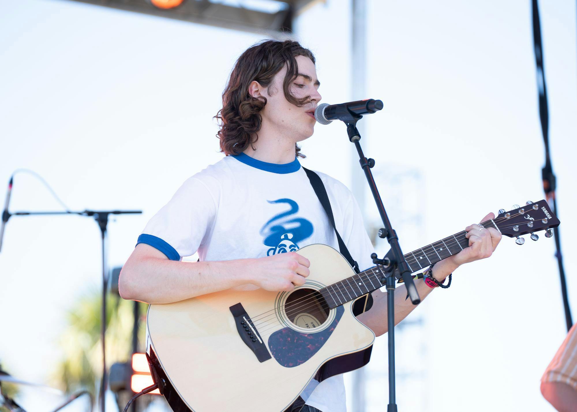 Hue Hinton performs on stage at the Okeechobee Music & Arts Festival, Saturday, March 21, 2026, in Okeechobee, Fla.