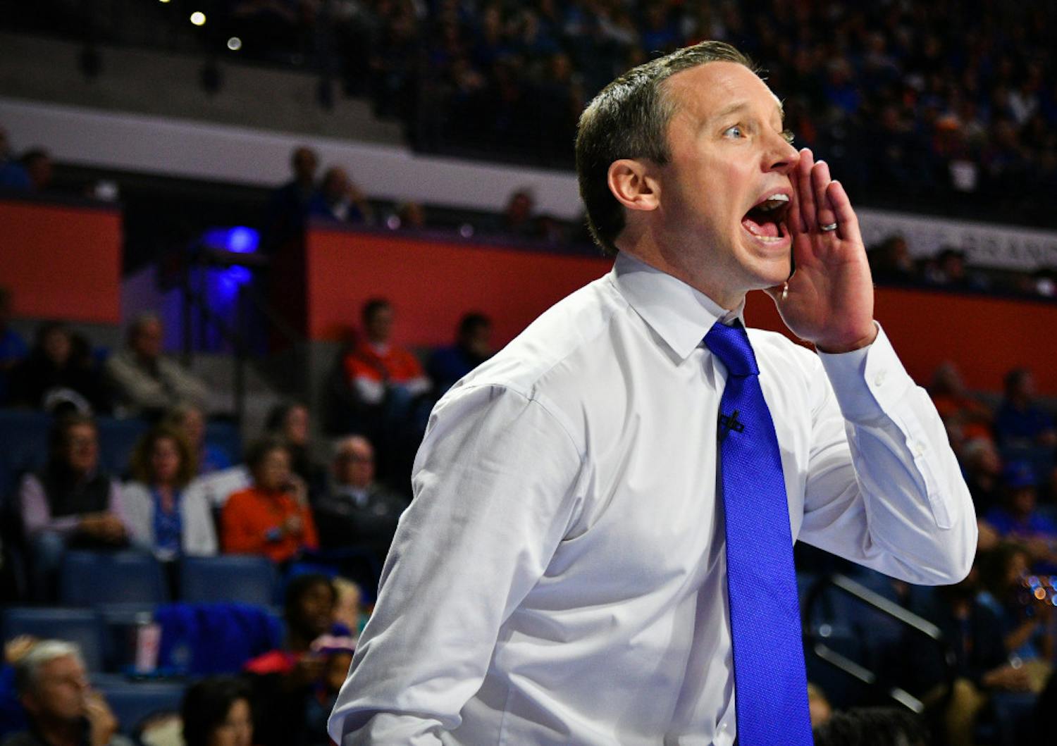 Florida men's basketball coach Mike White and the Gators play Vanderbilt at 9 p.m. on Wednesday at the O'Connell Center. The Commodores are looking to pick up their first SEC win of the season. 