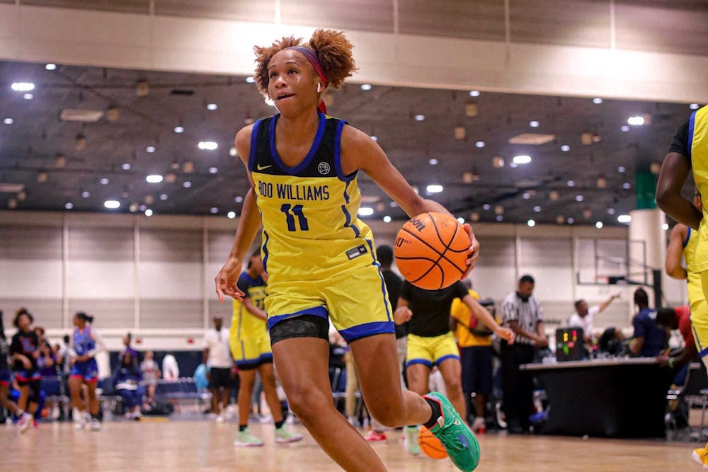 Five-star guard Laila Reynolds played high school basketball at Shabach Christian Academy in Maryland. 