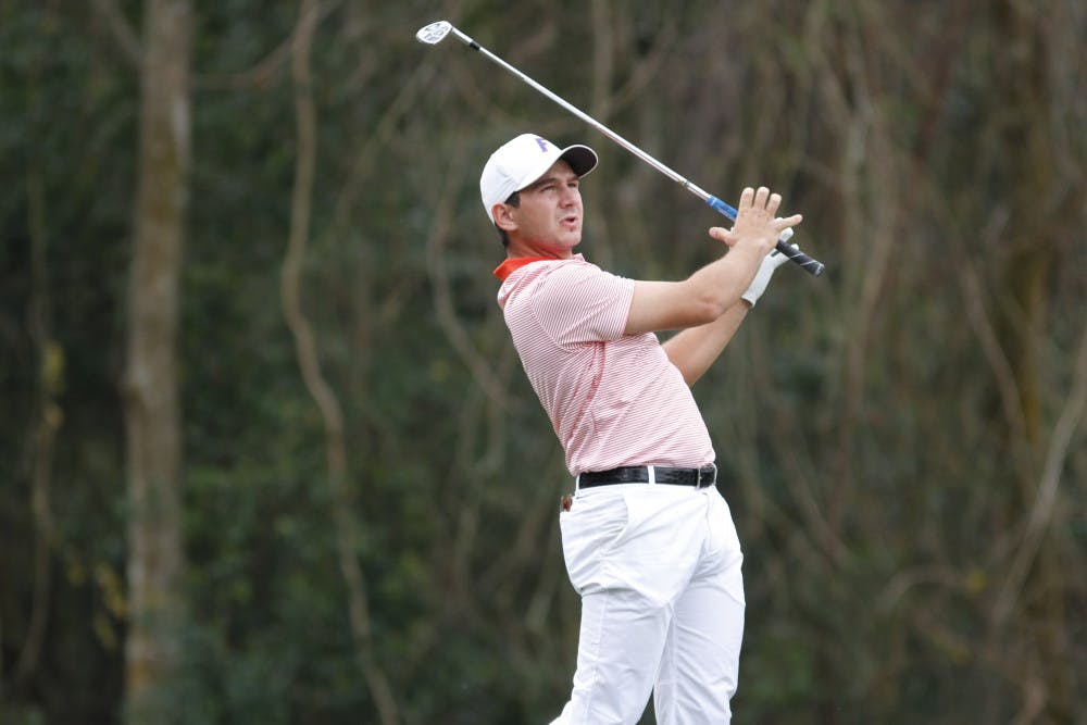 <p>Senior Alejandro Tosti paced the Gators at the NCAA Championships with an opening round of even par. </p>