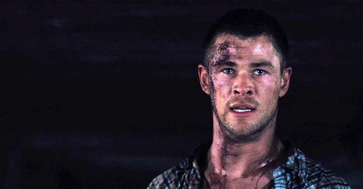Chris Hemsworth in “Cabin in the Woods”