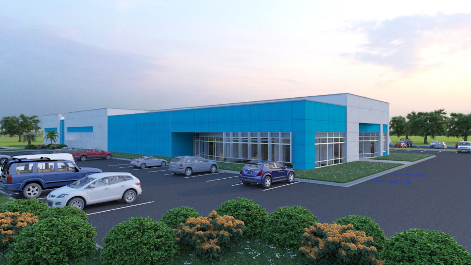 A model of the mixed-use complex. The 22,700-square-foot facility will be located near 2153 SE Hawthorne Road.