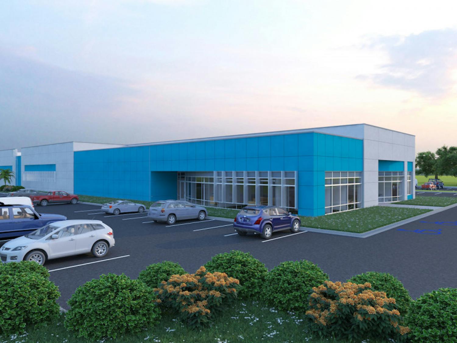 A model of the mixed-use complex. The 22,700-square-foot facility will be located near 2153 SE Hawthorne Road.