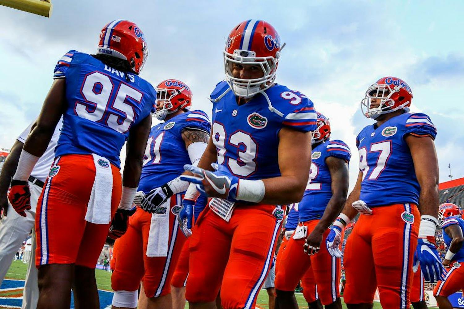 UF defensive tackle Taven Bryan before Florida's 32-0 win against North Texas on Sept. 17, 2016, at Ben Hill Griffin Stadium.
