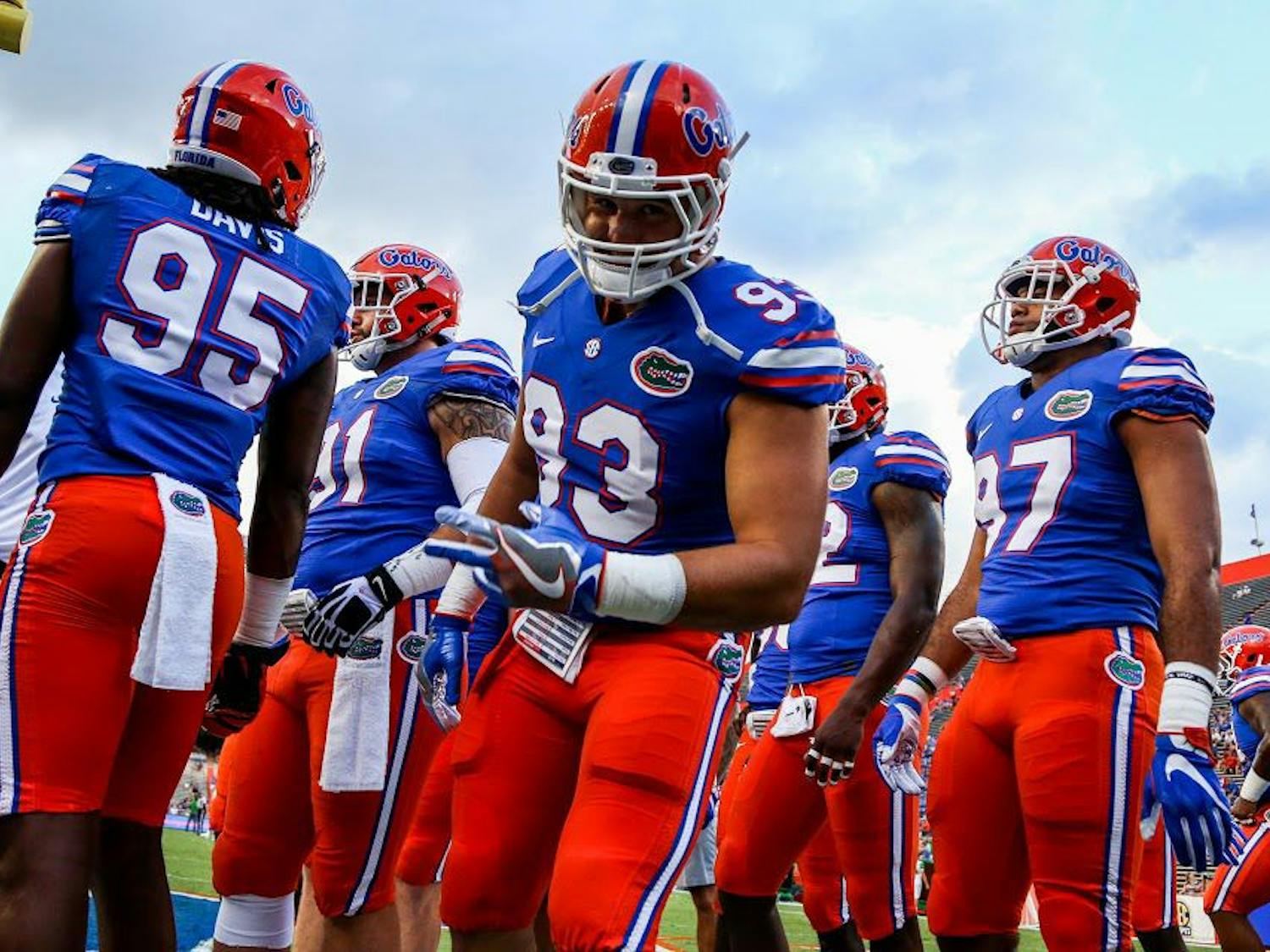 UF defensive tackle Taven Bryan before Florida's 32-0 win against North Texas on Sept. 17, 2016, at Ben Hill Griffin Stadium.