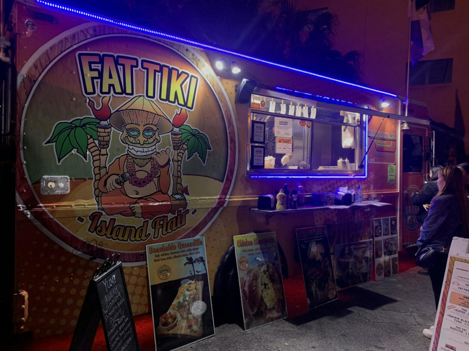 The winner of the most funds raised for the UF Mobile Outreach Clinic at High Dive Food Truck Rally was Fat Tiki, with over $100 raised.