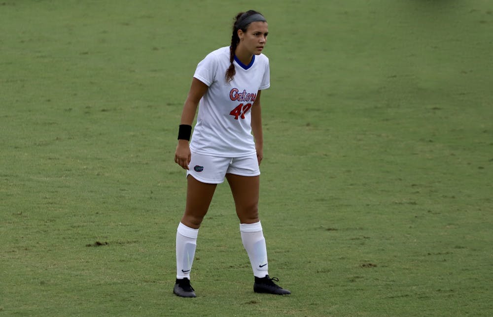 Sophomore forward Alivia Gonzalez nailed a game-winning shot in Alabama's goal to protect Florida's unbeaten record.
