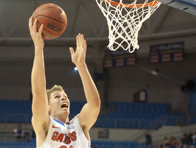 UF forward Erik Murphy’s knee injury is not as severe as the team originally thought. The junior will miss Friday’s game at Syracuse, but could return against Arizona next week.