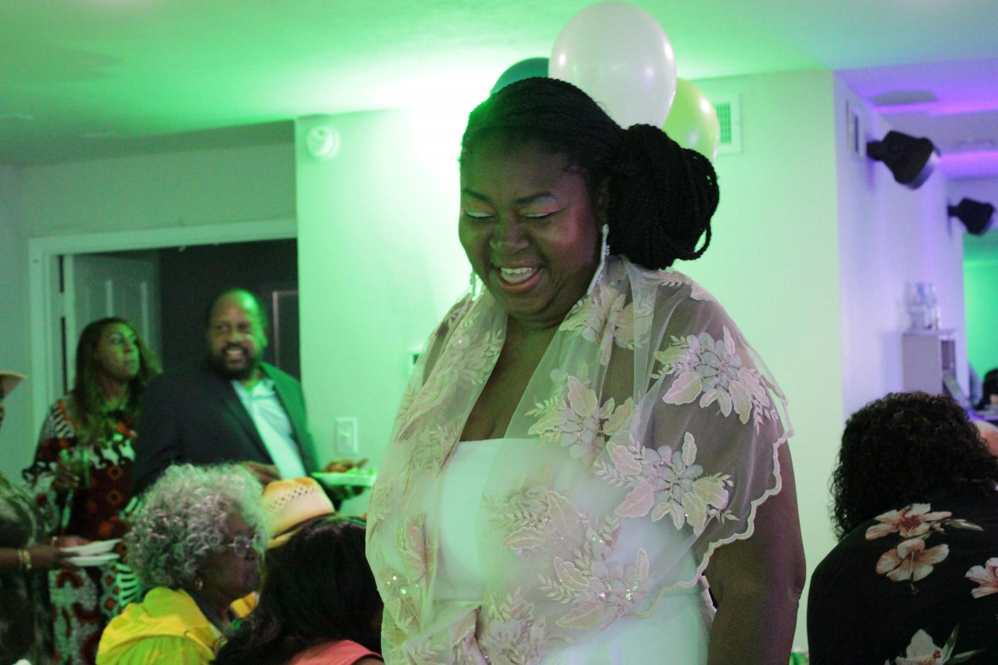 Diyonne McGraw, the District 2 School Board member-elect, celebrates her win
on Tuesday, Aug. 23. 2022. “I’m all about results when it comes to the children,”
she said. ”I have children and that's who I serve. I want to see them become
ambassadors and agents of change.”