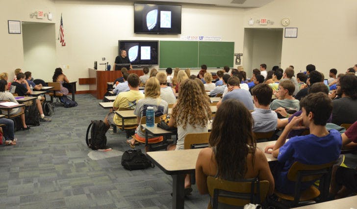 On Wednesday, Miami artist Xavier Cortada visited UF to kick off the Moving Water project that is part of UF’s Creative B.
&nbsp;