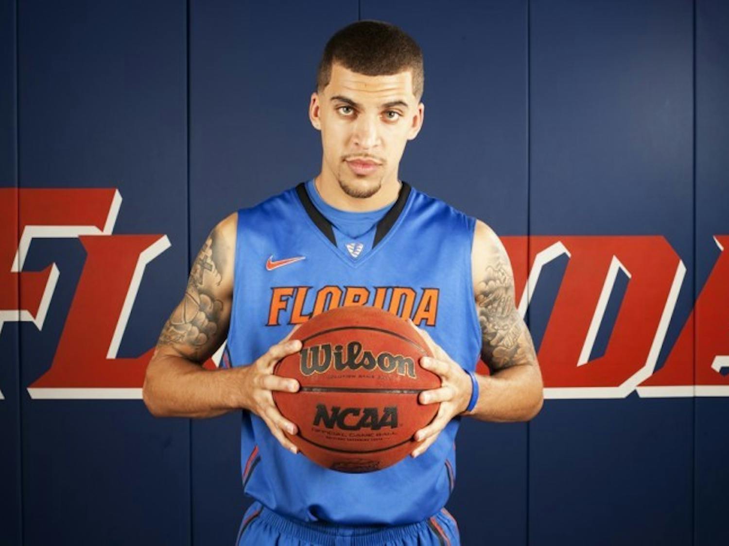 Scottie Wilbekin poses for a photo at the University of Florida Media Day on Oct. 10. Wilbekin scored a career high 17 points in Florida's 79-66 victory against Central Florida on Saturday night in the Stephen C. O'Connell Center.