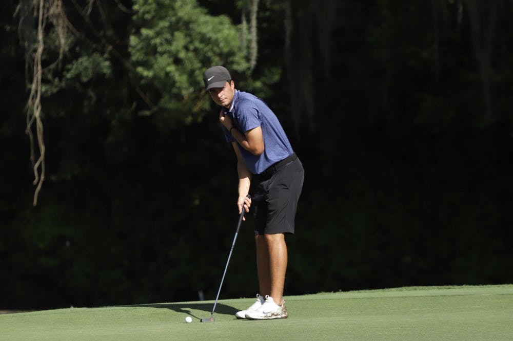 <p>Fred Biondi tied for first at the Calusa Cup Tuesday with a 5-under-par 211. The victory is his second of the year after taking home the top spot at the Gators Invitational earlier this February. </p>