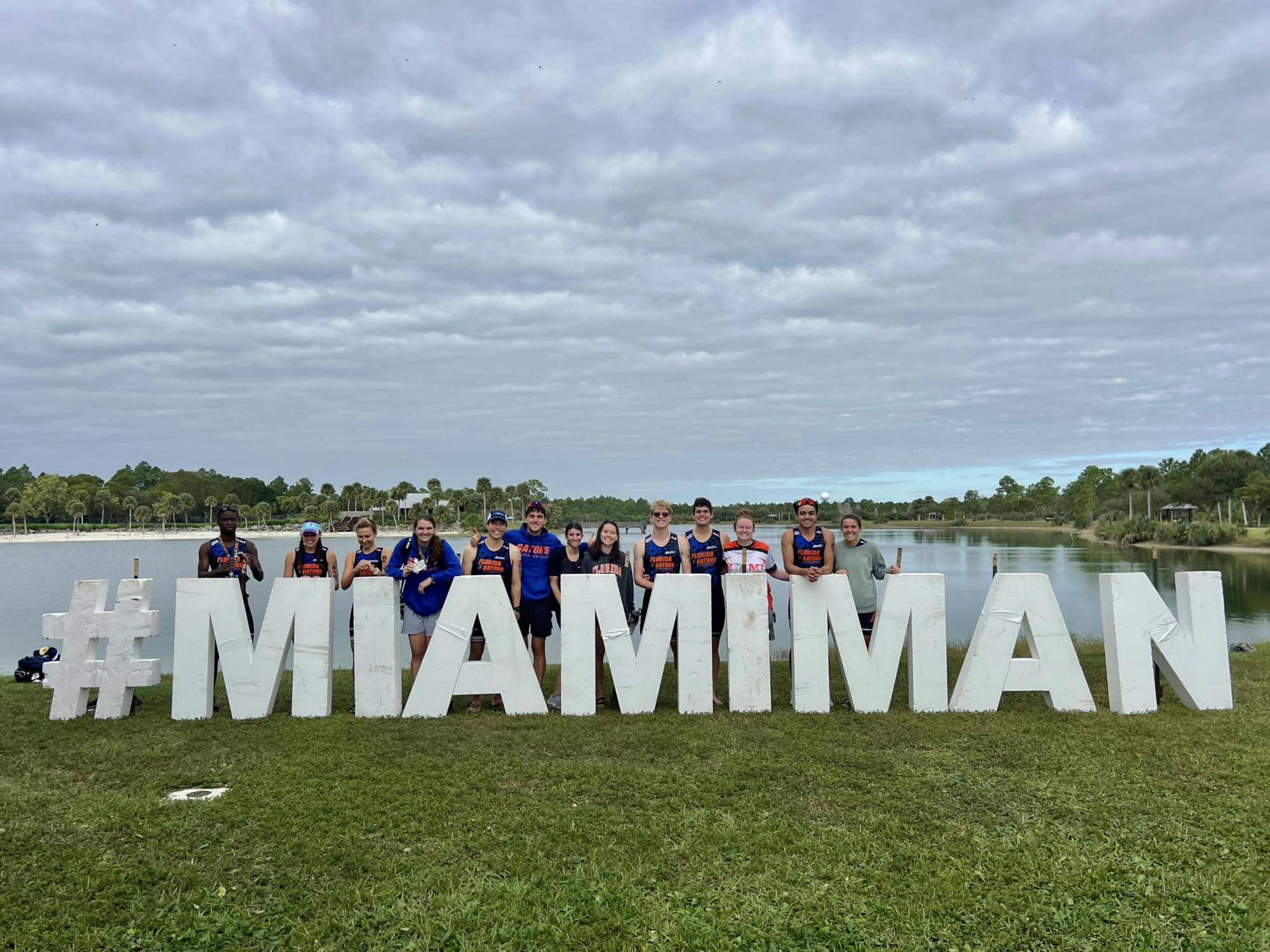 UF Trigators team poses for a team picture at the Miami Man Meet on Nov. 17, 2024.