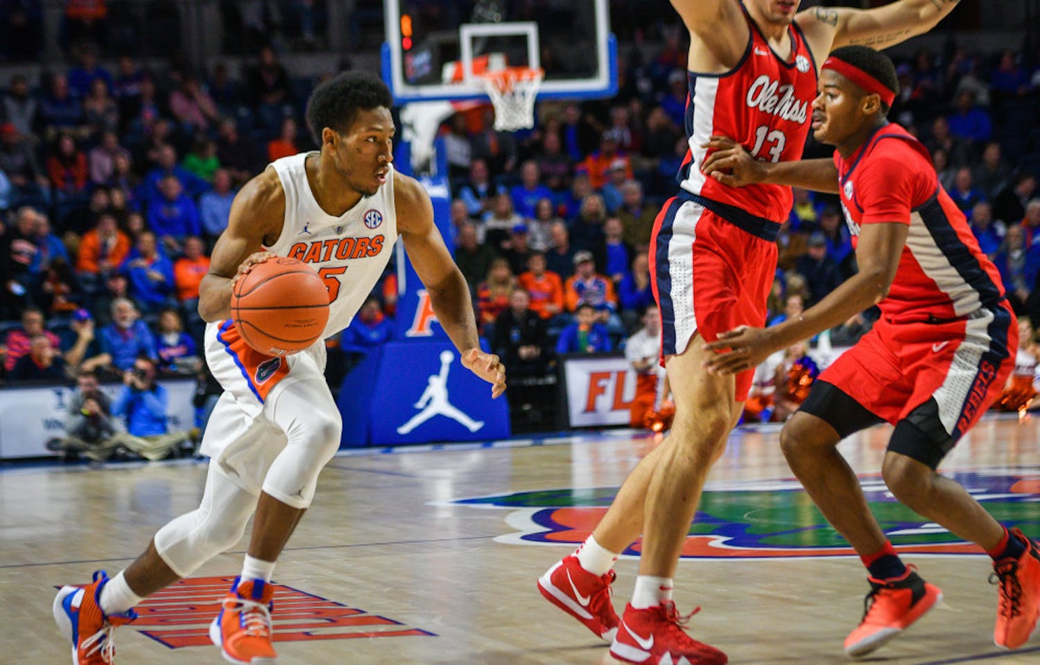 Senior guard KeVaughn Allen scored 21 points with five assists in the Gators' 90-86 overtime win over Ole Miss.