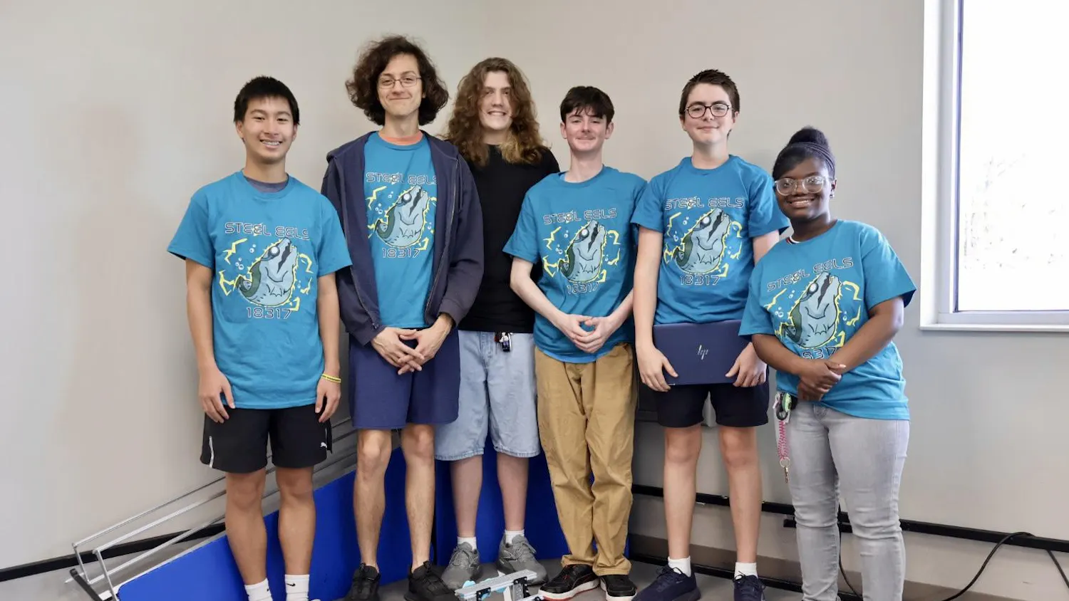 P.K. Yonge Developmental Research School's Robotics Team practices testing their robot as they gear up for the world championship after winning the state tournament, Tuesday, March 10, 2026, in Gainesville, Fla.