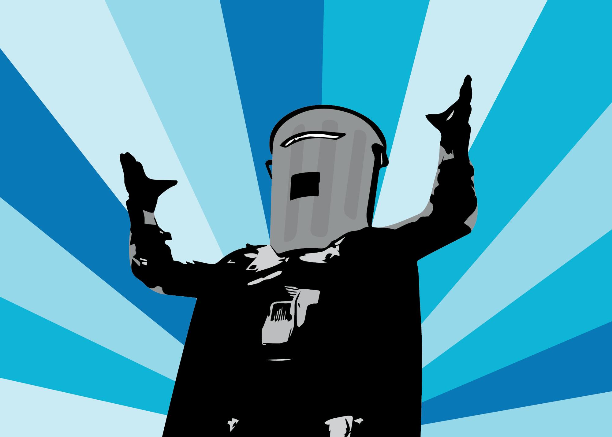 Count Binface, the candidate persona of British writer Johnathan David Harvey, has been known to contest UK elections as a way to boost voter participation. The politician is easily recognizable by his intergalactic attire and bin shaped helmet. 