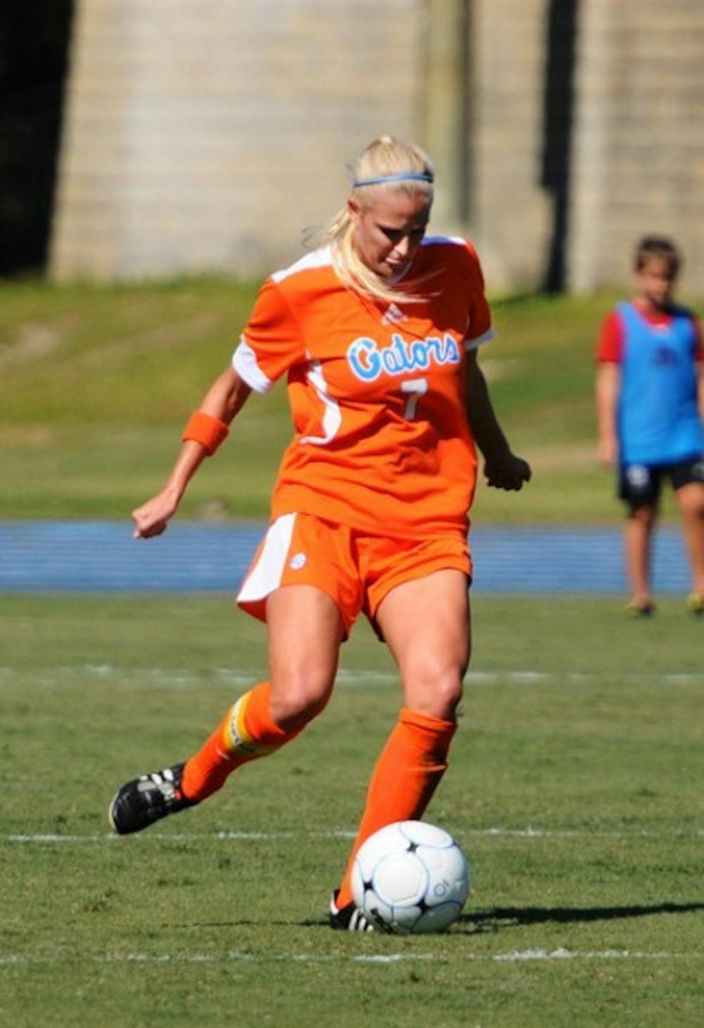 <p>Florida center back Kat Williamson has played all 547 minutes of the No. 11 Gators’ last six games.</p>
