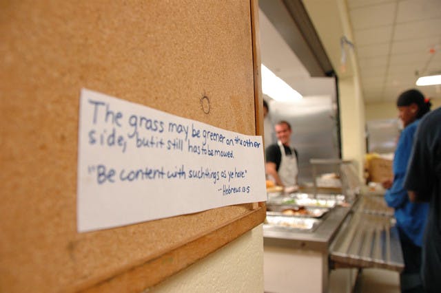 The St. Francis House soup kitchen was able to serve meals during a three-hour time frame as of Wednesday, rather than the previous limit of 130 meals a day.