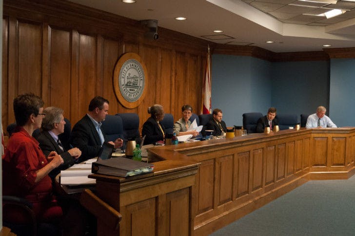 The City Commission held a meeting at City Hall on Monday afternoon to discuss issues like developing a plan for University Corners.