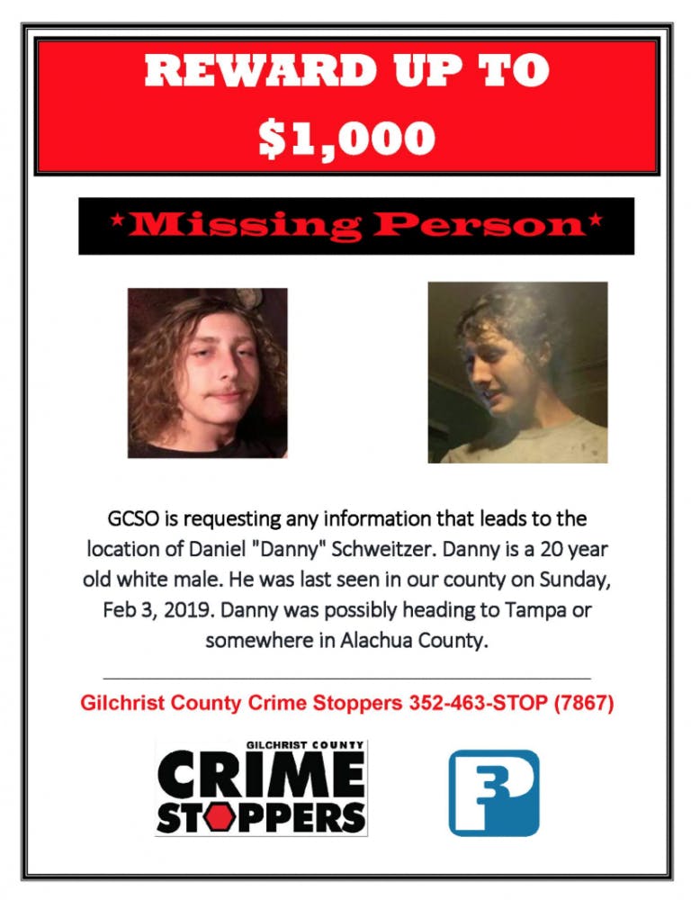 Deputies identified the dead body found in Micanopy as Daniel Schweitzer, 20, of Gilchrist County, on Tuesday.