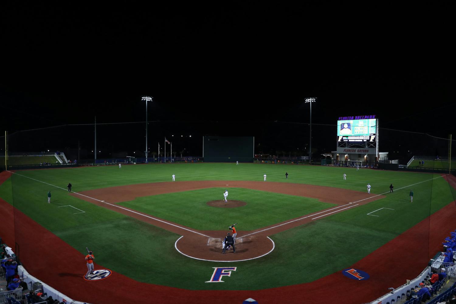 The Gators won Friday's opening game in the new Florida Ballpark. Photo courtesy of the UAA.