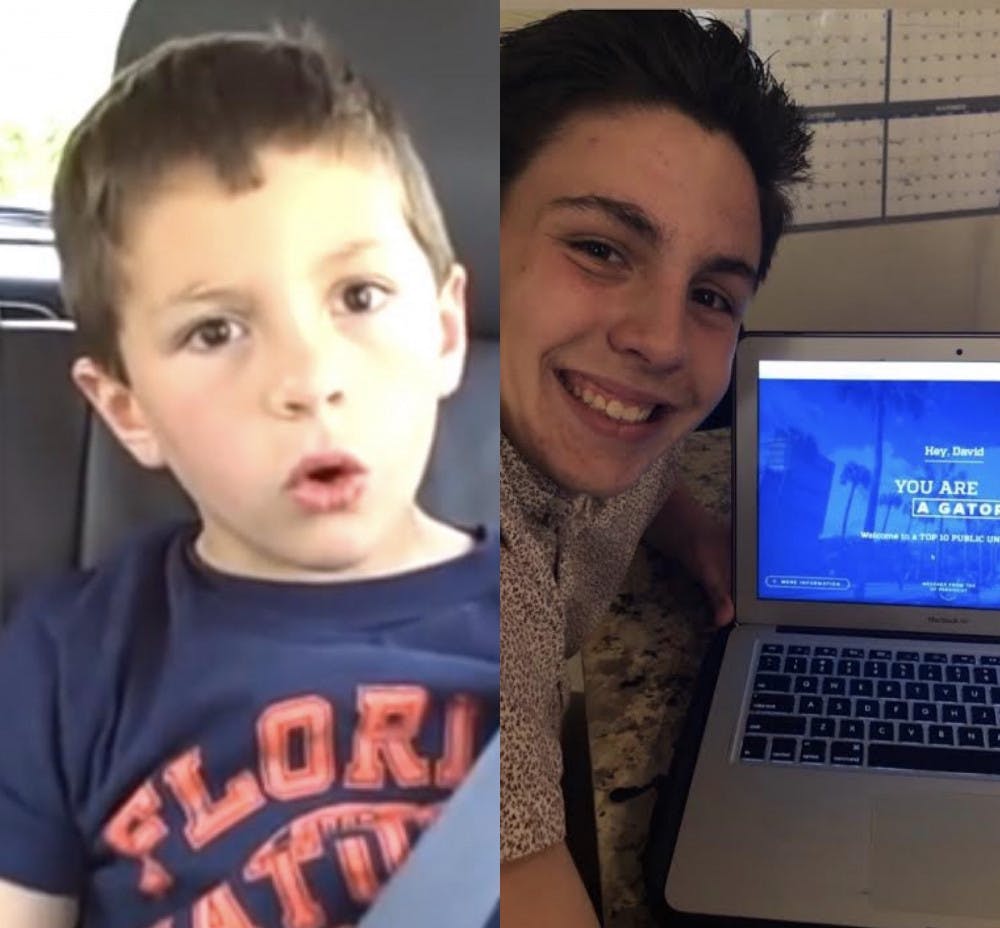 David DeVore, 18, who is best known for the viral Youtube video "David After Dentist," was admitted into UF's Innovation Academy on Friday. 