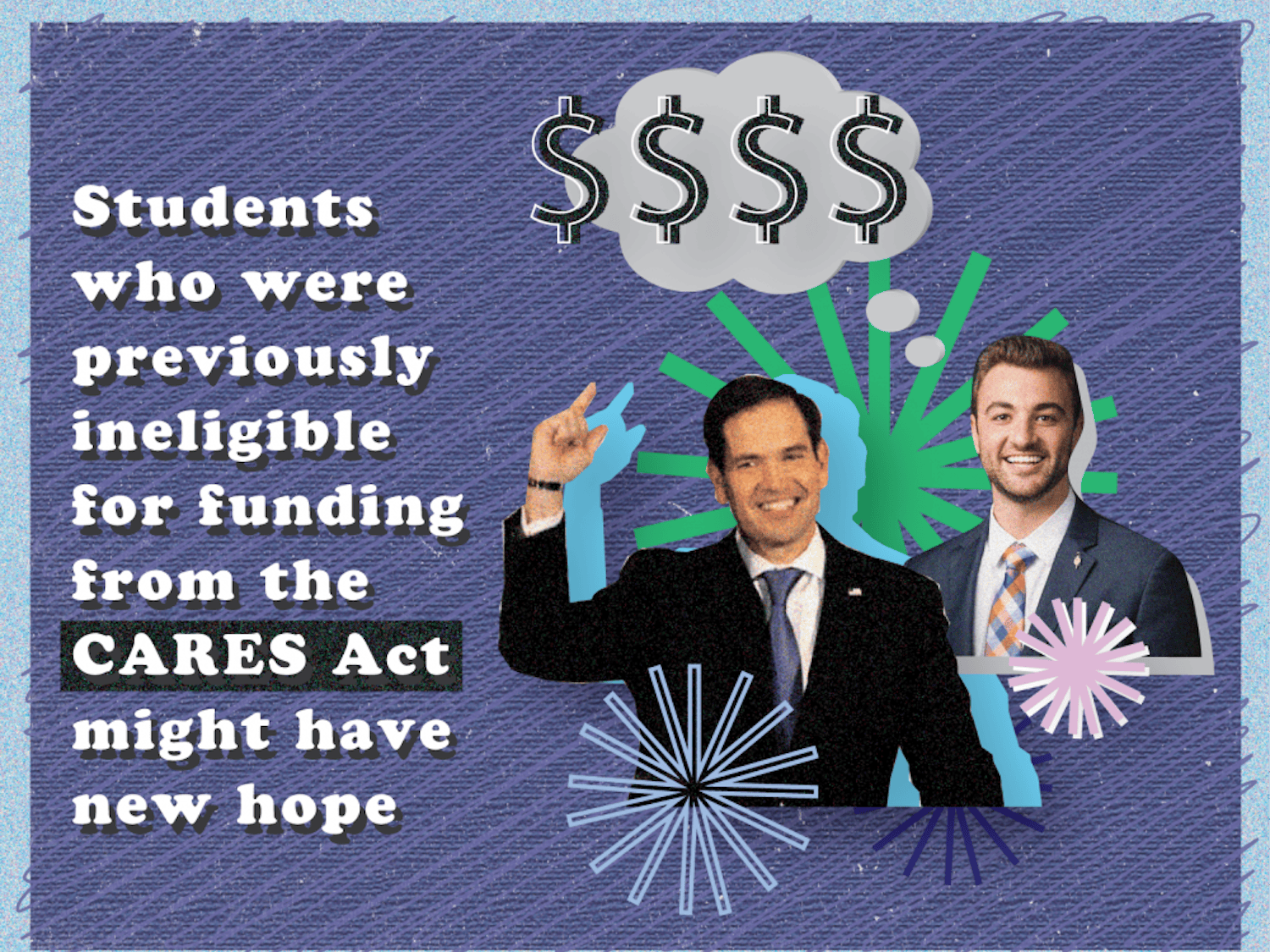 Trevor Pope said DACA, international and online students need financial support
