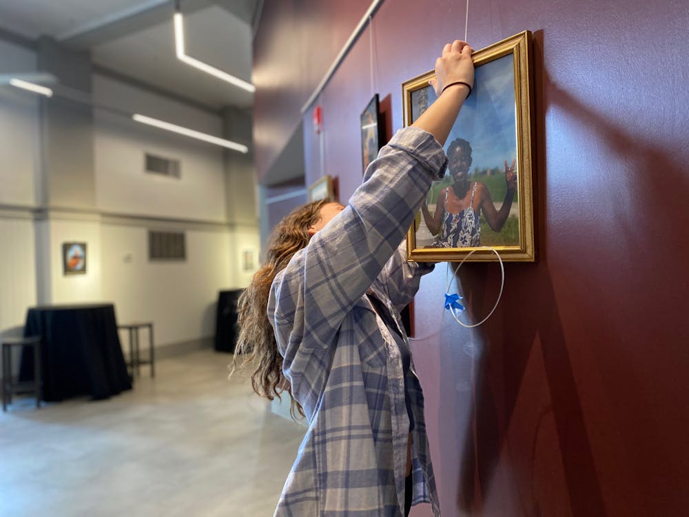 <p>The &quot;Hipp Humans&quot; exhibit, which opened April 22, features portraits of change-makers and prominent figures across Gainesville.</p>