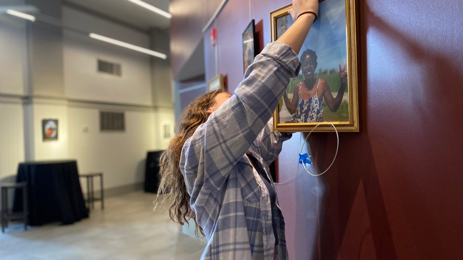 The "Hipp Humans" exhibit, which opened April 22, features portraits of change-makers and prominent figures across Gainesville.