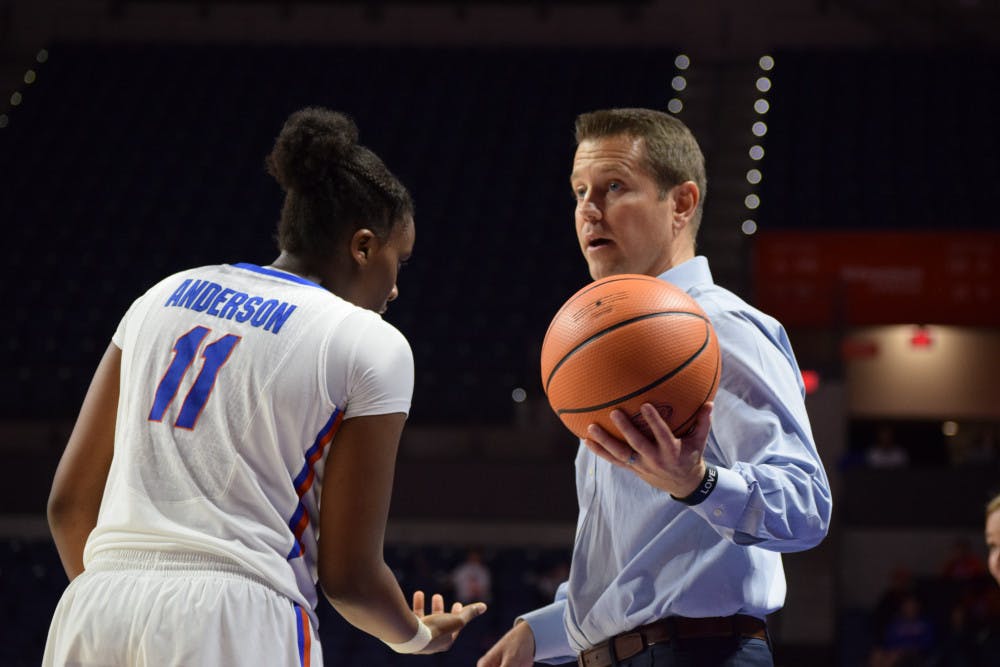 Arkansas State defeated the Gators, 70-69, in the O’Connell Center on Tuesday night. It was the first loss at UF for new coach Cameron Newbauer, who Florida hired on March 27 to fix an underperforming women's basketball program.