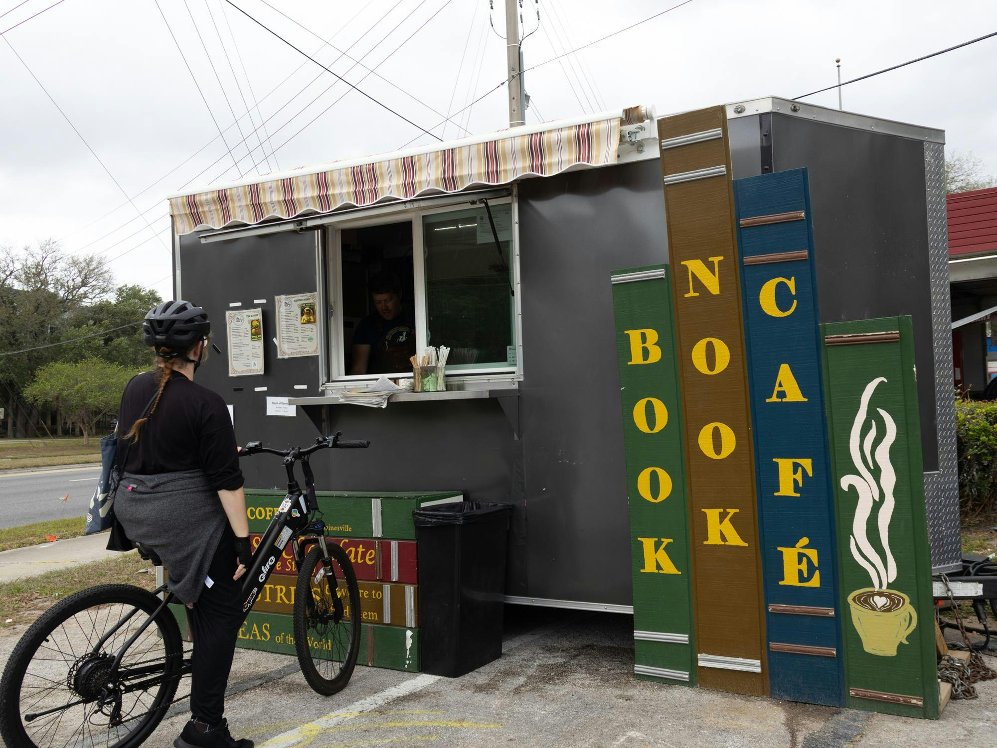 Book Nook Cafe, Wednesday, April 8, 2026, in Gainesville, Fla.