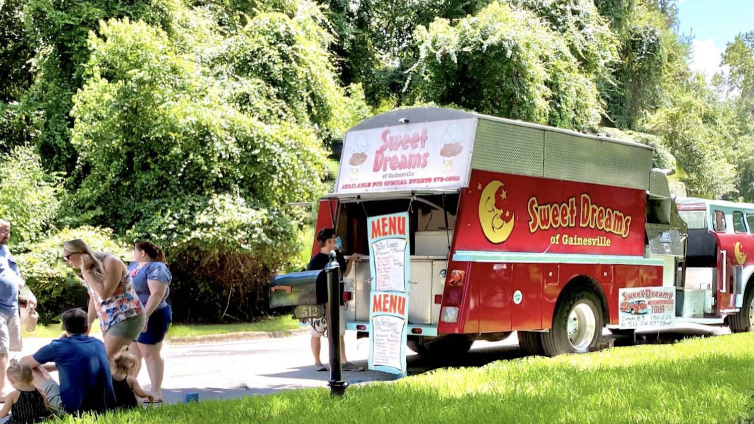 Starting last month, Sweet Dreams began its neighborhood ice cream truck tours in hopes of spreading the word about fully reopening again. (Courtesy to The Alligator)