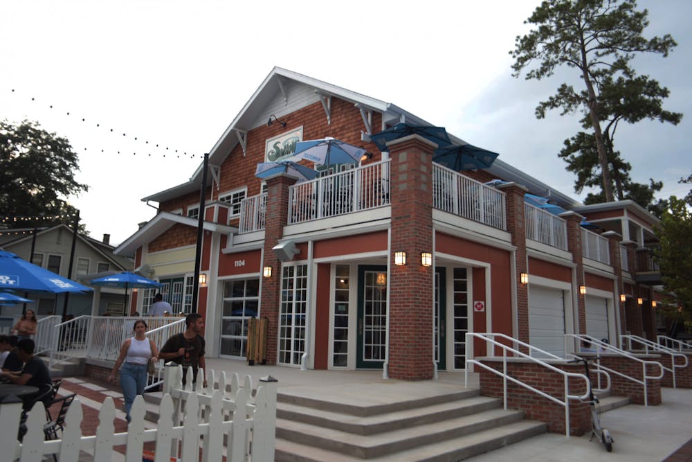 <p>Outside of the re-opening of The Swamp Restaurant on Monday, Aug. 29, 2022.  </p>