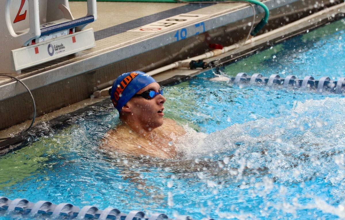 Florida senior Caeleb Dressel finished his career with a bang at the NCAA Championships, breaking American, NCAA and UF records in the 50 free, 100 free and 100 fly.