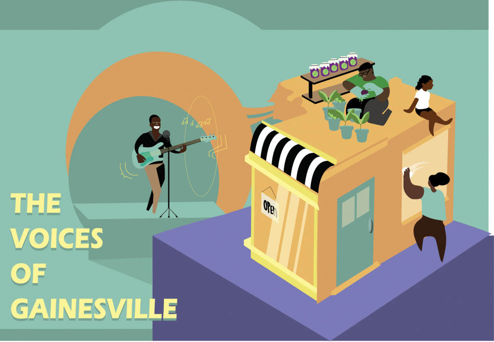 This story is a part of an Avenue series called “The Voices of Gainesville” meant to spotlight black-owned businesses, black artists and black musicians in Gainesville.  