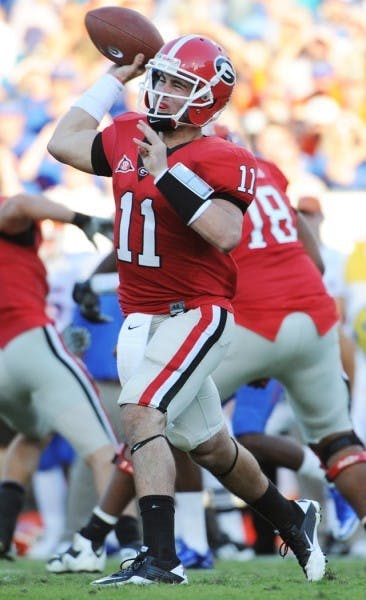 UGA quarterback Aaron Murray and Georgia will host South Carolina on Saturday at 4:30 p.m.