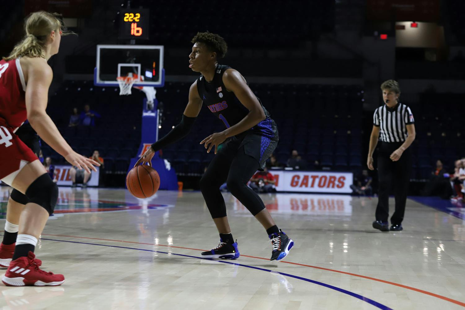 Florida guard Kiara Smith contributed 15 points to her squad's win over Charleston Southern Wednesday.