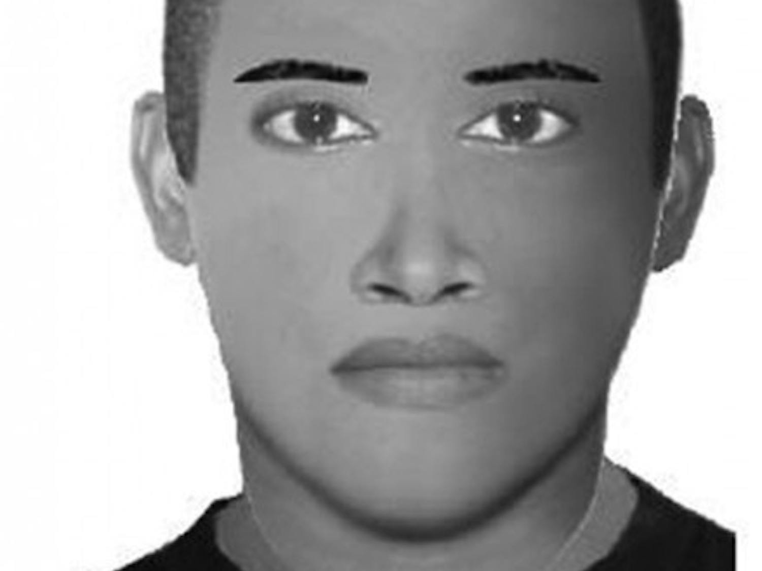 This digital composite depicts the suspect.