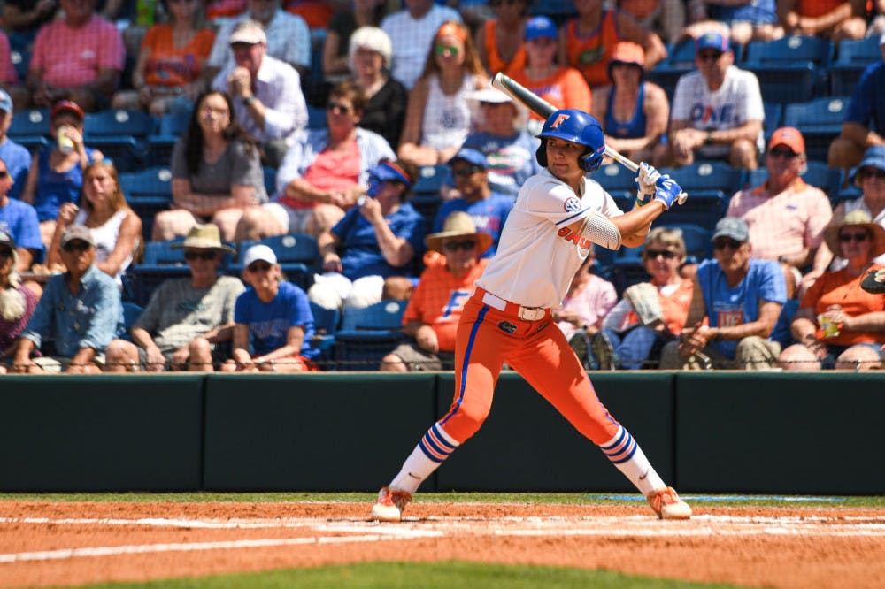 Senior Hannah Adams broke the deadlock with a fourth-inning, 2-RBI single. 