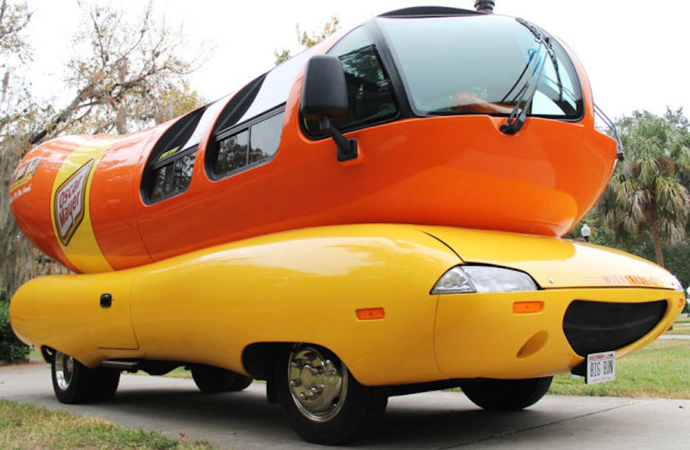 <p>The Wienermobile is returning to campus Tuesday to recruit drivers. Hotdoggers roam the country in the 27-foot long hot dog with wheels promoting the Oscar Mayer employment opportunity.</p>