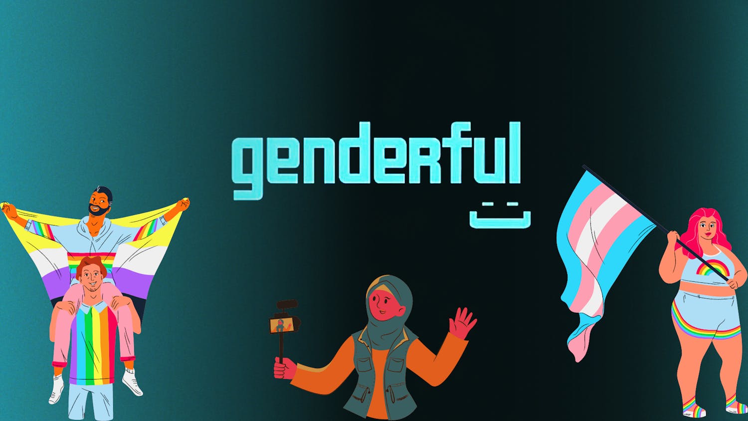 Genderful Toolkit, an online video series for gender-nonconforming individuals to share their personal stories about their identities, intends to increase representation for the gender-nonconforming community as well as educate the cis-gendered population on the lives of gender-nonconforming people. 