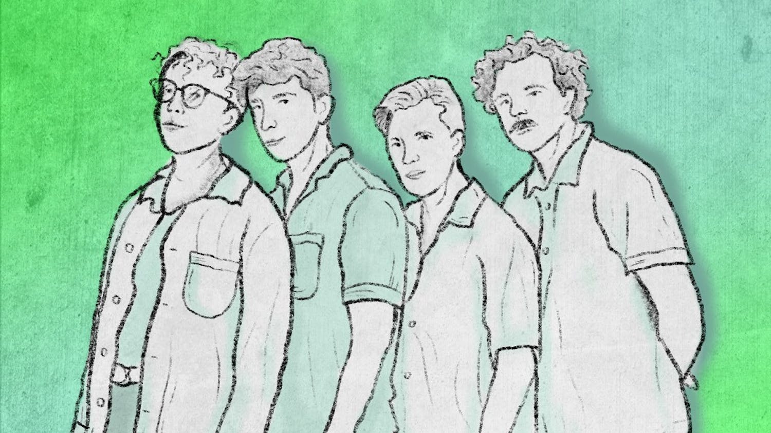 A sketch of the Florida-based band Driveaway.