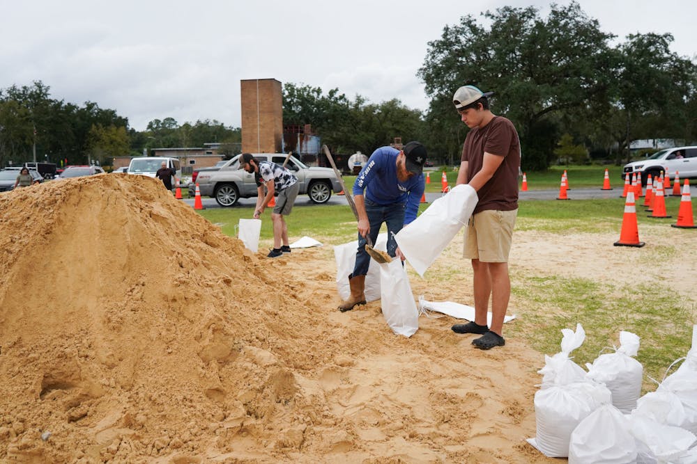 <p>Gainesville residents were offered free sandbags in preparation for Hurricane Milton on Oct. 8, 2024.</p>