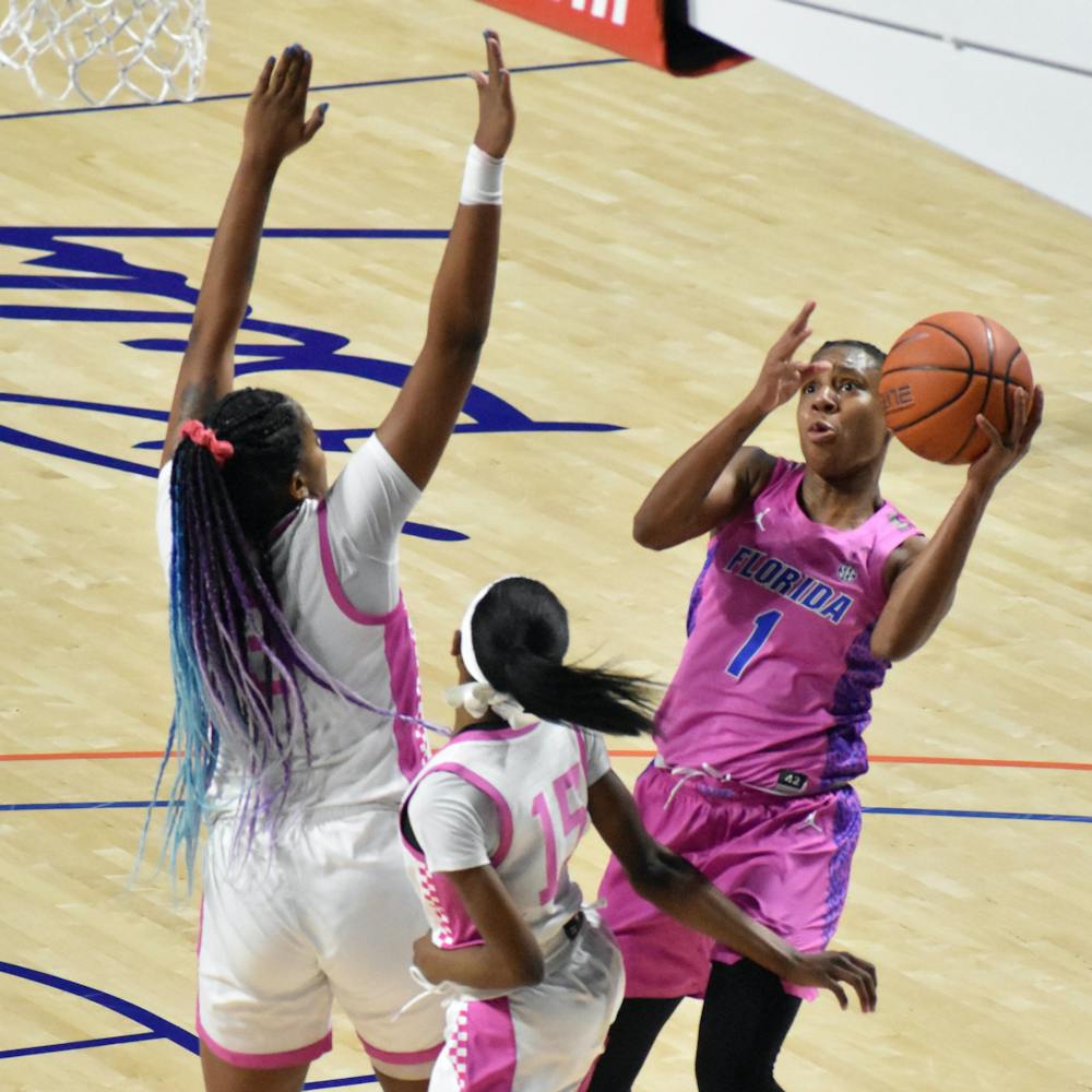 Star guard Kiara Smith led the Gators with 23 points while recording her sixth double-double season Monday night. 