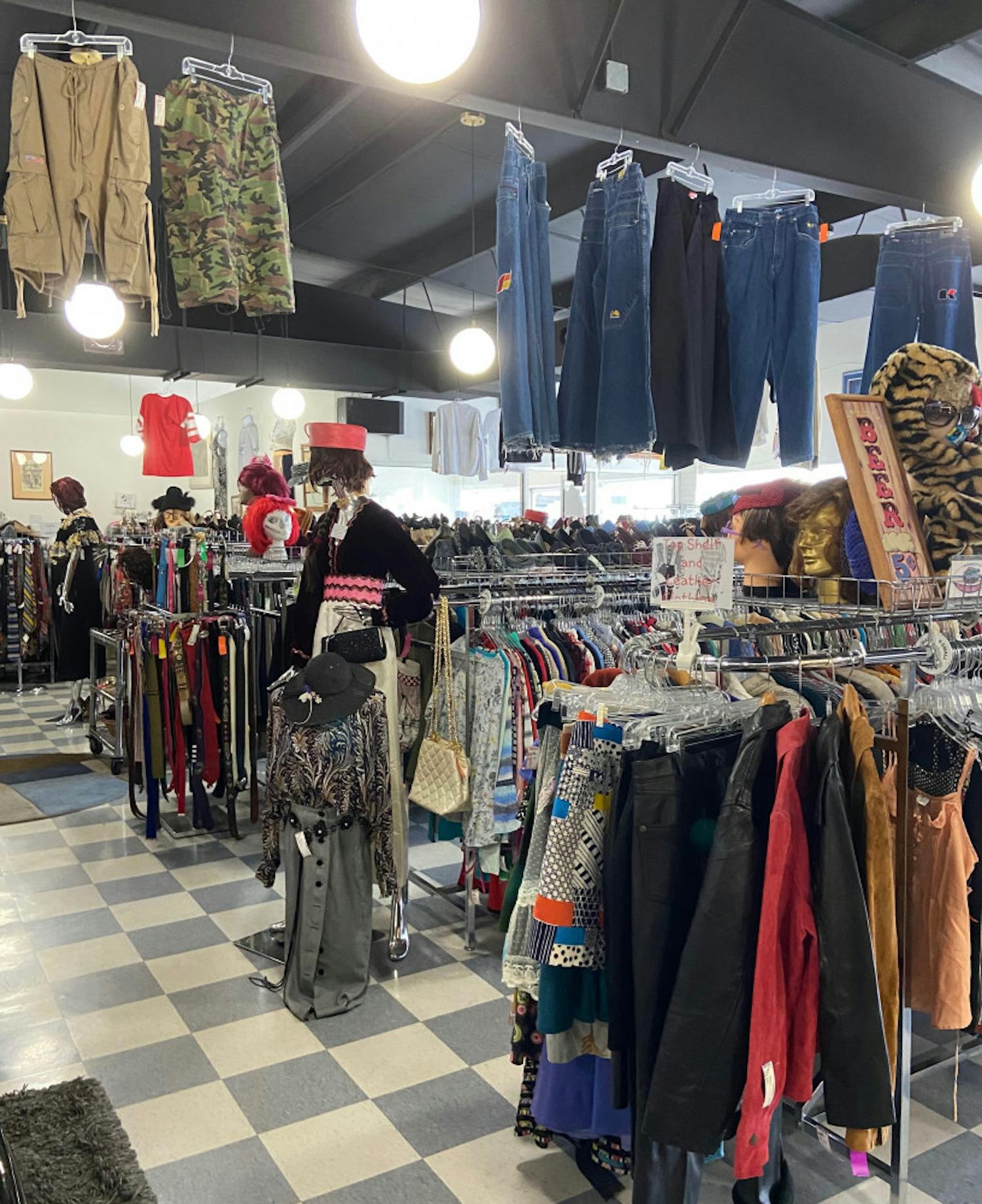 The Gainesville thrift store, Flashbacks Recycled Fashions, located at 220 NW 8th Ave., has seen a surprising burst in customers wanting to expand their style following this year's COVID-19 pandemic shut downs. 