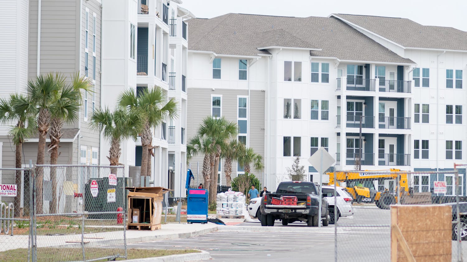 Construction taking place at The Marlow Gainesville on Tuesday, Jan. 23, 2024.
