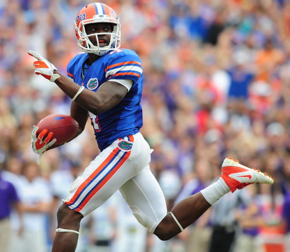 <p>Sophomore wide receiver Andre Debose caught touchdowns of 80 and 64 yards as Florida rallied to beat Furman on Saturday. Debose finished with three catches for 151 yards and two touchdowns.</p>