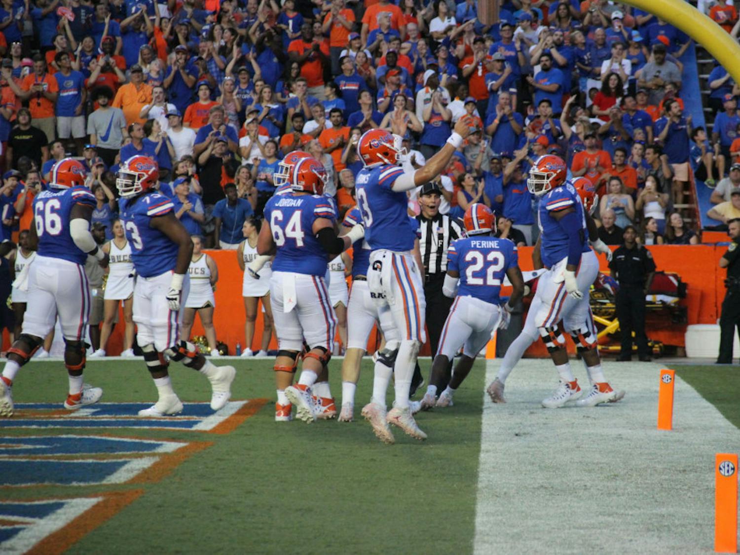Quarterback Feleipe Franks said the Gators' win over Charleston Southern was one of the more fun games he has been a part of.&nbsp;“Guys are getting excited when we score,” he said.
