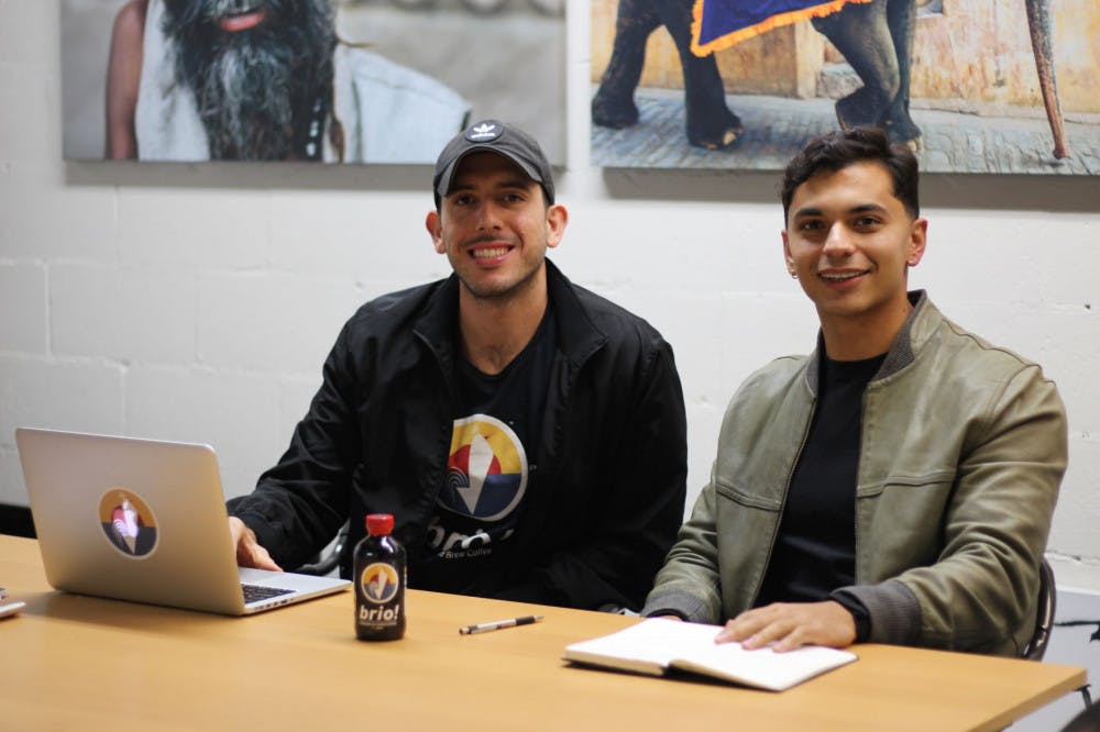 Jose Nieves, 28, who graduated from the Culinary Institute of America in New York, and Miguel Cardona, 27, who graduated from the UF School of Architecture.&nbsp;
&nbsp;