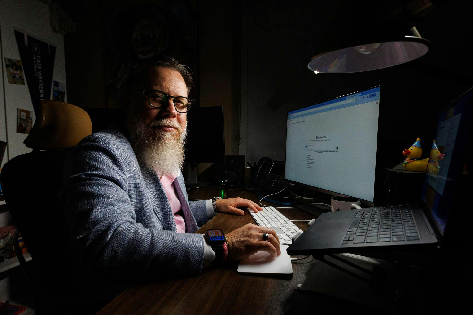 Senior Lecturer in the University of Florida Department of Sport Management, Brian Avery, poses for a photo, Thursday, April 9, 2026